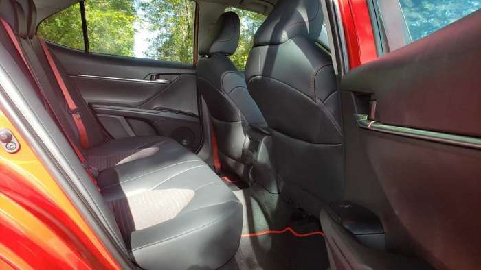 2020 Toyota Camry TRD Rear Seats