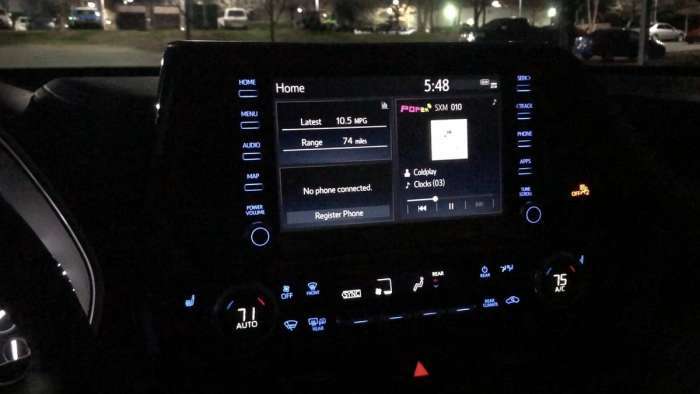 2020 Toyota Highlander XLE Interior Multimedia Touch Screen