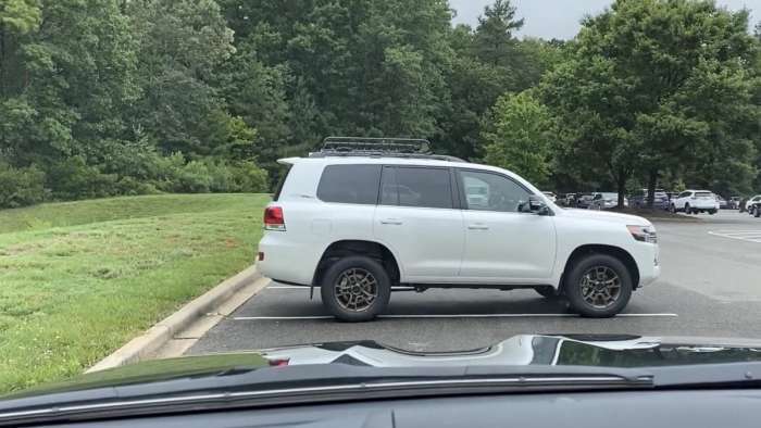 2020 Toyota Land Cruiser Heritage Edition Blizzard Pearl profile view