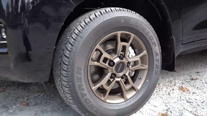 2020 Toyota Land Cruiser Heritage Edition bronze alloy wheels