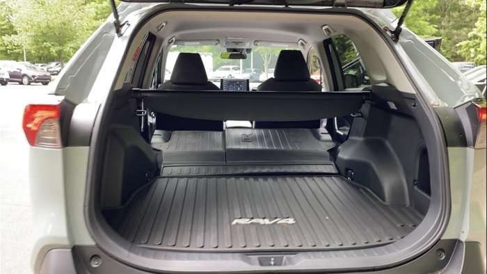 2020 Toyota RAV4 XLE Hybrid cargo space