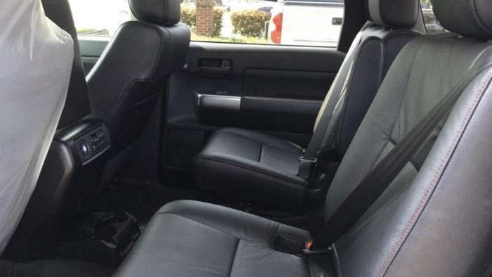 2020 Toyota Sequoia TRD Pro Interior Back Seats