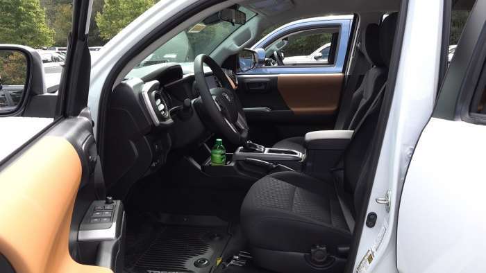 2020 Toyota Tacoma SR5 Interior black seats