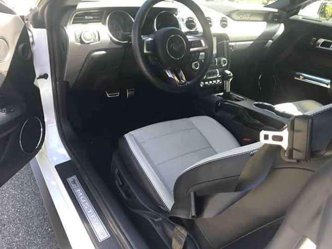2020 Ford Mustang interior drivers seat brake pedal