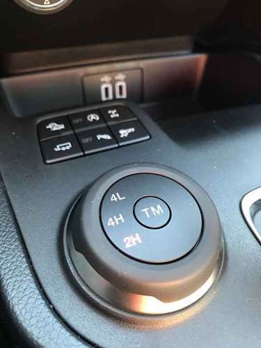 2020 Ford Ranger driver select knob