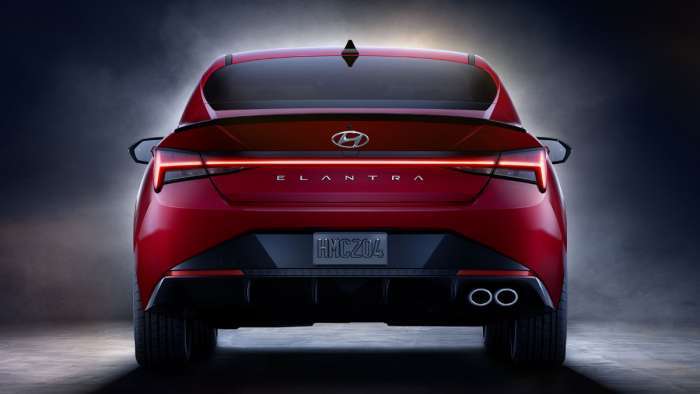 2021 Hyundai Elantra Rear