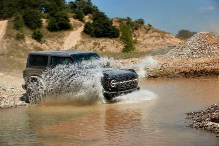 2021 Ford Bronco mud adventure