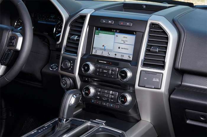 2021 Ford F-150 touchscreen 