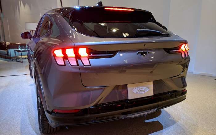 2021 Ford Mustang Mach-E 4X rear view