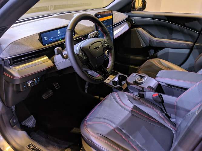 2021 Ford Mustang Mach-E 4X Interior