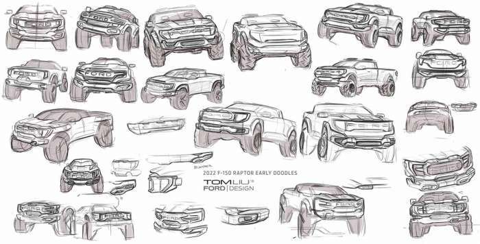 Ford Raptor sketches