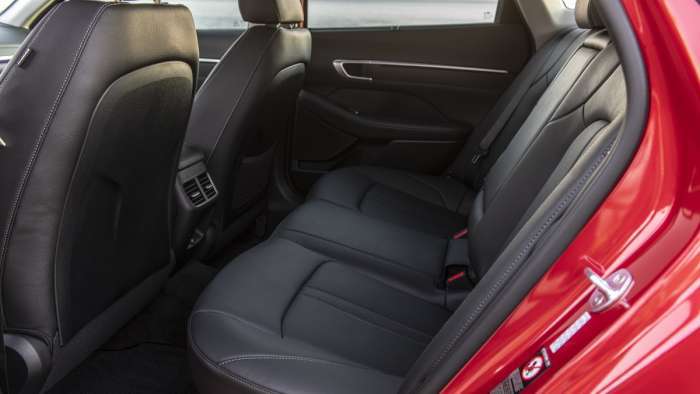 2021 Hyundai Sonata Hybrid Limited back seat