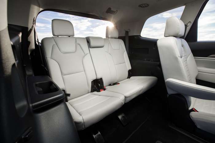 2021 Kia Telluride rear seats