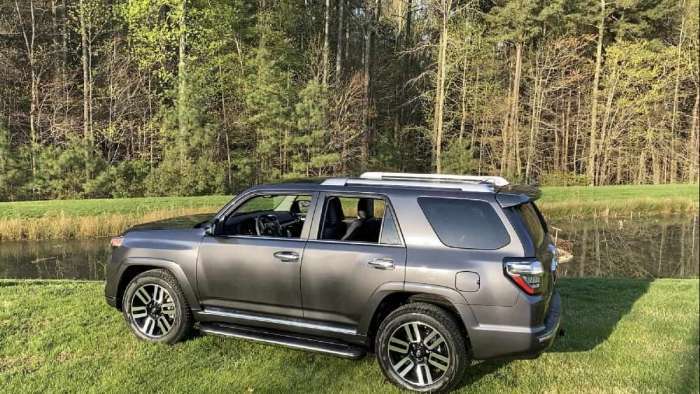 2021 Toyota 4Runner Limited Magnetic Gray profile view
