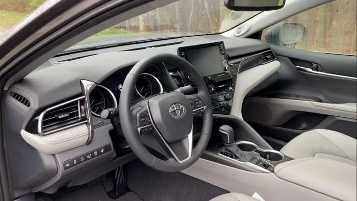 2021 Toyota Camry XLE AWD interior cabin