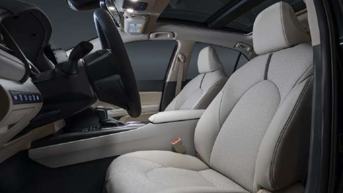 2021 Toyota Camry XLE interior front seats