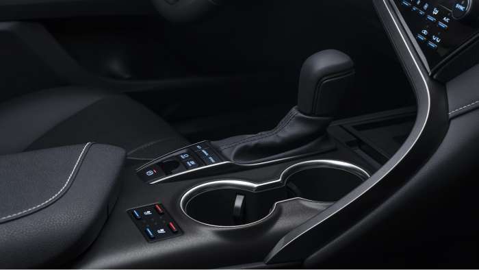 2021 Toyota Camry XSE Hybrid interior ev mode, eco mode, sport mode