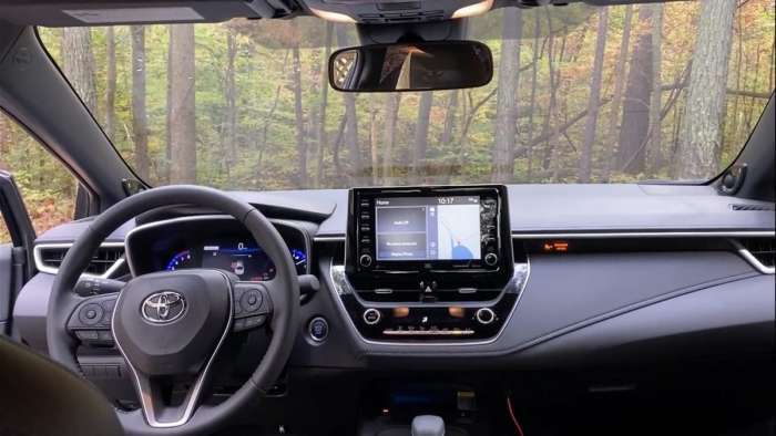 2021 Toyota Corolla XSE interior