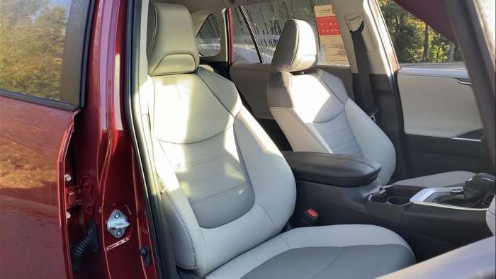 2021 Toyota RAV4 Limited Hybrid interior softex front seats