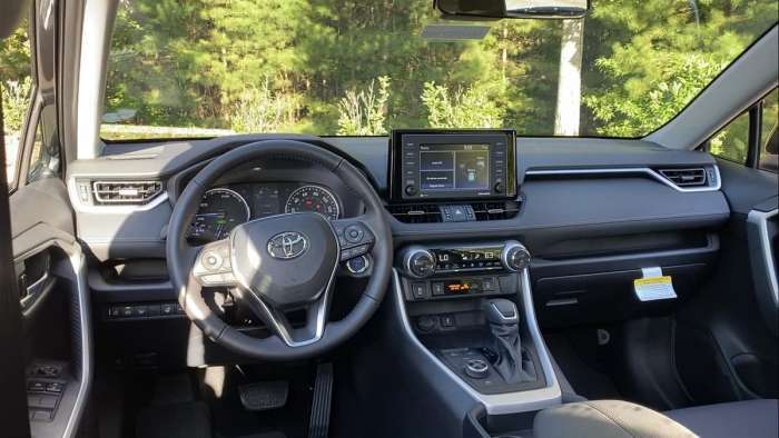 2021 Toyota RAV4 XLE Premium Hybrid interior
