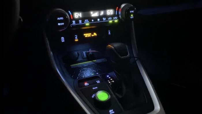2021 Toyota RAV4 XSE Hybrid interior drive modes