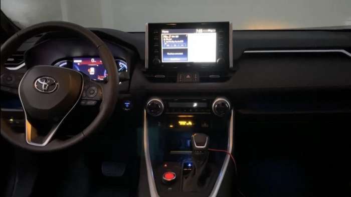2021 Toyota RAV4 XSE Hybrid interior multimedia