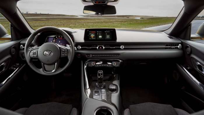 2021 Toyota Supra 2.0 interior