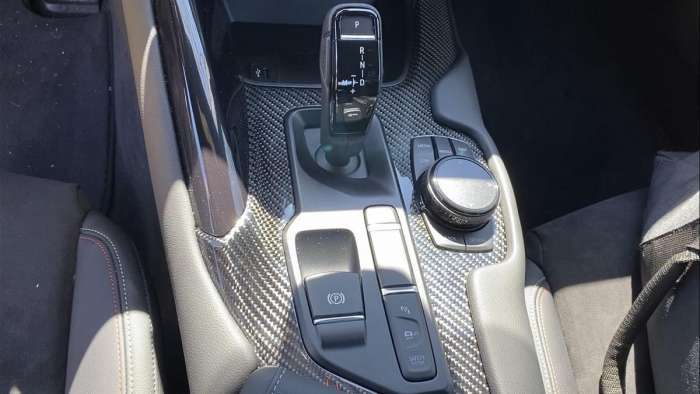 2021 Toyota Supra 2.0 interior shift knob multimedia