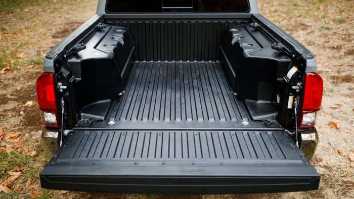 2021 Toyota Tacoma Trail Special Edition bed storage