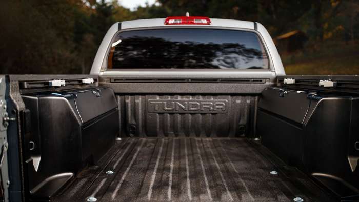 2021 Toyota Tundra Trail Special Edition cargo bed extra storage cooler