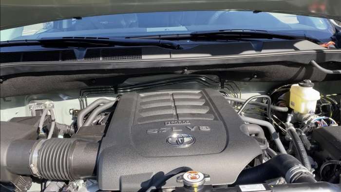 2021 Toyota Tundra TRD Pro engine 5.7-liter V8 engine