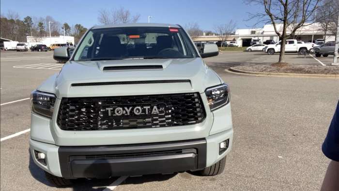 2021 Toyota Tundra TRD Pro Lunar Rock front end