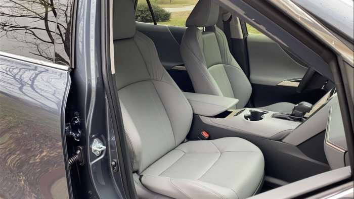2021 Toyota Venza Limited interior front seats ash color