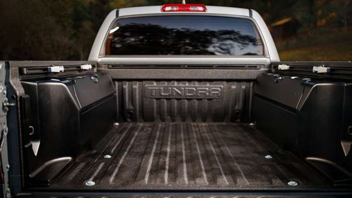 2021 Toyota Tundra Trail Special Edition bed storage