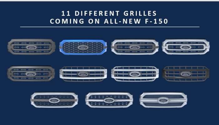 2021 Ford F-150 grille