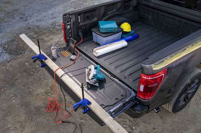 2021 Ford F-150 working tailgate