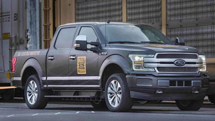 2022 all-electric Ford F-150