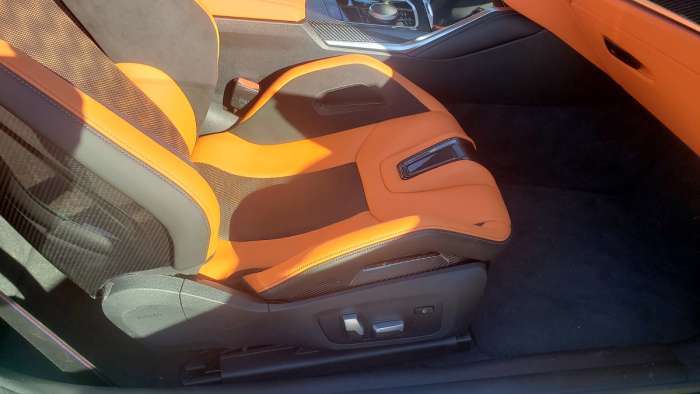 2022 BMW M4 Competition xDrive Coupe bucket seats