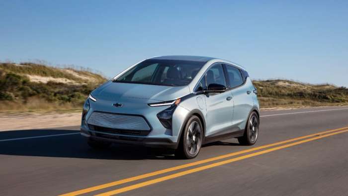 2022 Chevy Bolt driving