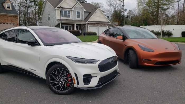 2022 Ford Mach-E GT and Tesla Model Y Performance