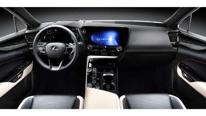 2022 Lexus NX interior cabin