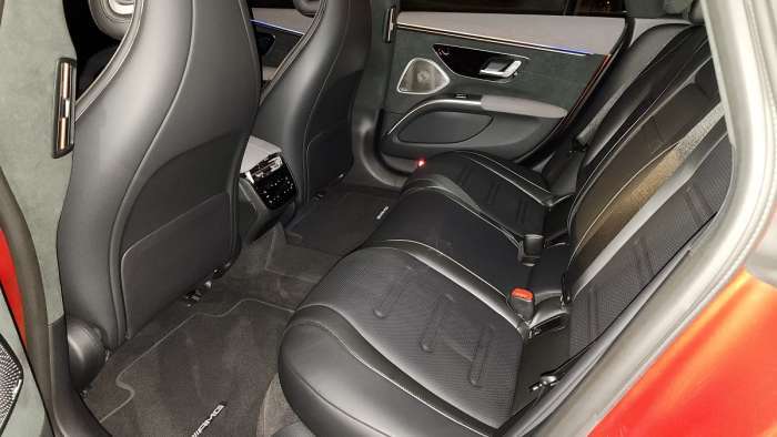 2022 AMG EQS Review rear seating