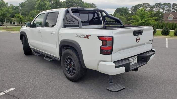 2022 Nissan Frontier Pro-X Crew Cab Review rear side view