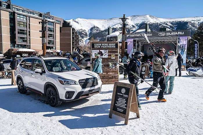 2022 Subaru Forester at Winterfest