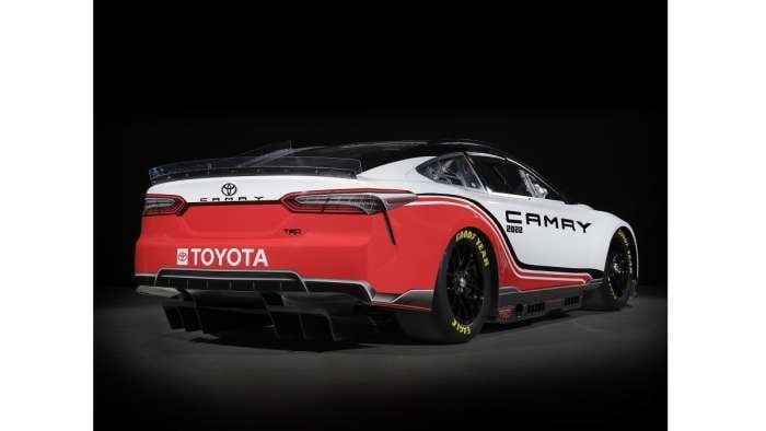 2022 Toyota Camry NASCAR back end profile view