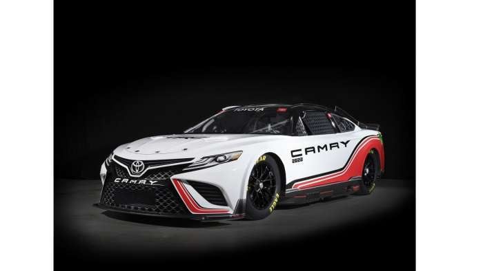 2022 Toyota Camry NASCAR front end profile view