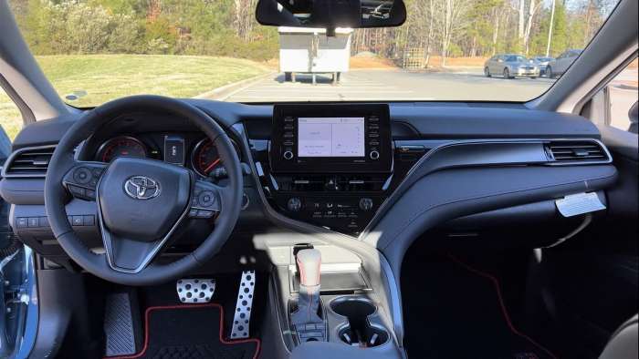 2022 Toyota Camry TRD Cavalry Blue interior multimedia