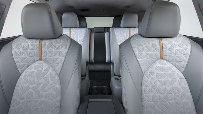 2022 Toyota Highlander Hybrid Bronze Edition interior front seats ash color