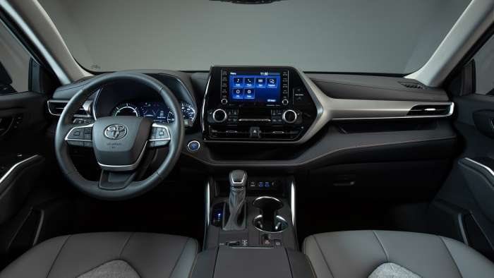 2022 Toyota Highlander Hybrid Bronze Edition interior multimedia dashboard