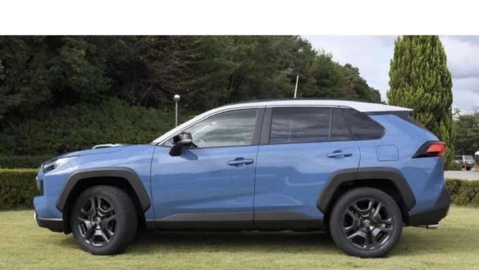 2022 Toyota RAV4 Cavalry Blue profile view